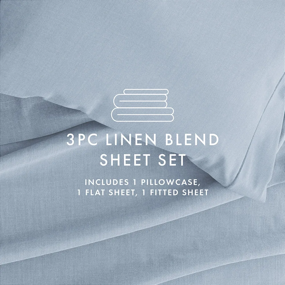 4-Piece Linen Bamboo Blend Sheet Set (Sale)