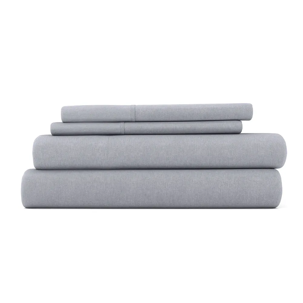 4-Piece Linen Bamboo Blend Sheet Set (Sale)