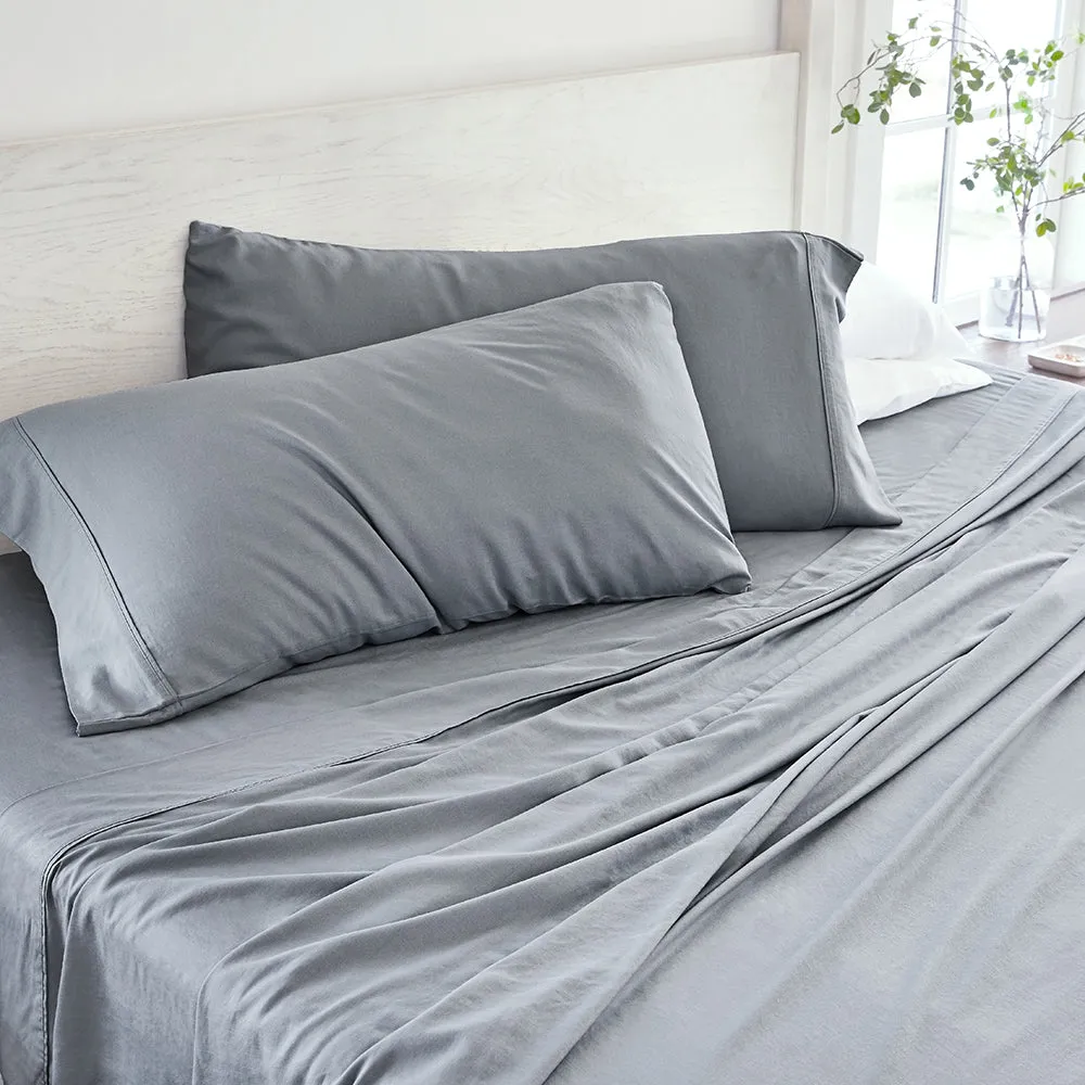 4-Piece Linen Bamboo Blend Sheet Set (Sale)