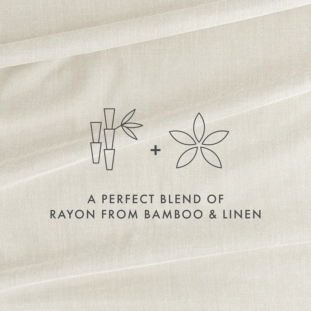 4-Piece Linen Bamboo Blend Sheet Set (Sale)