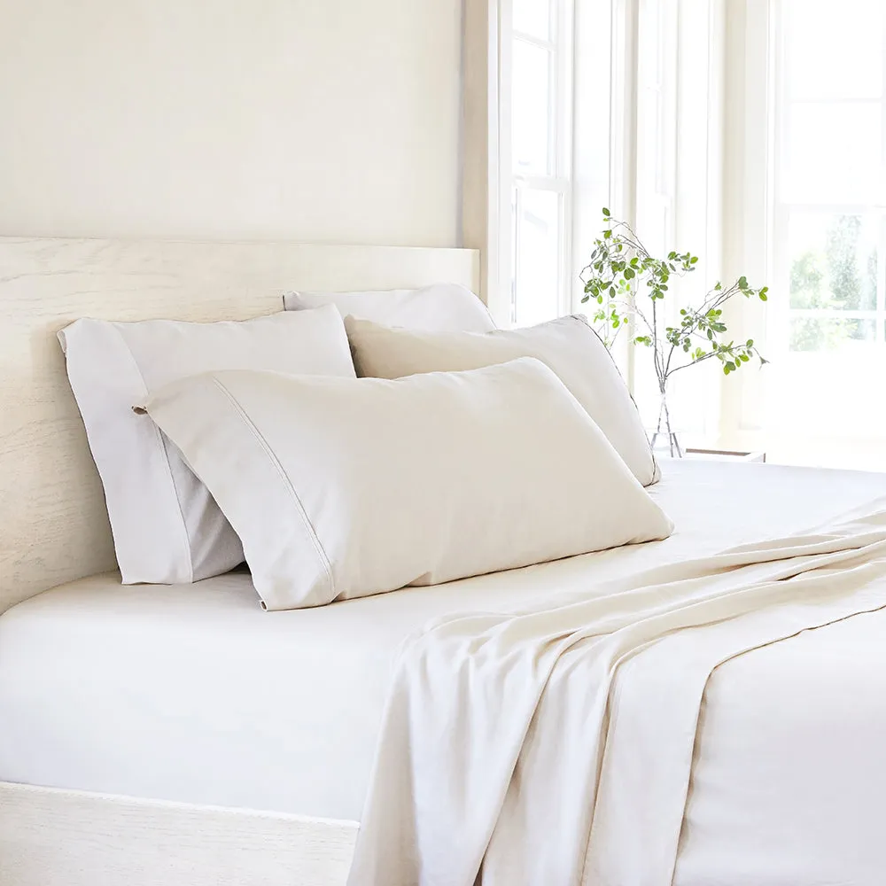 4-Piece Linen Bamboo Blend Sheet Set (Sale)