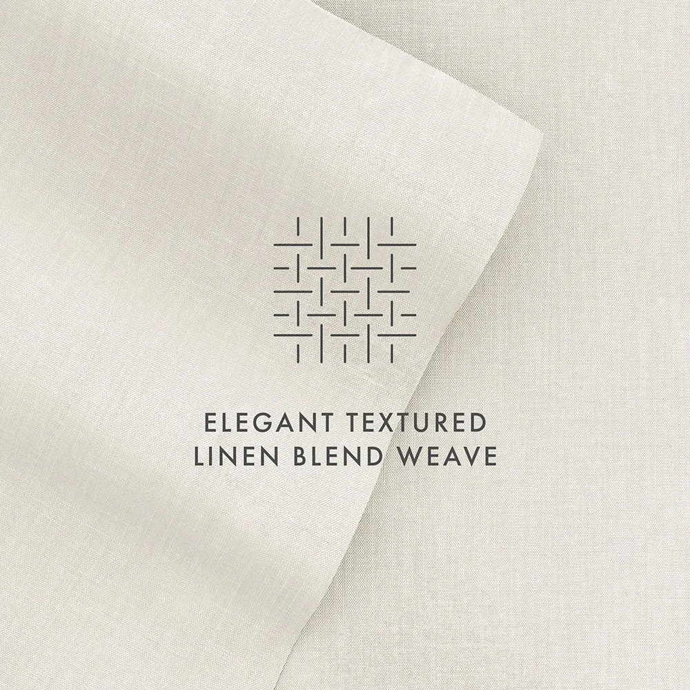 4-Piece Linen Bamboo Blend Sheet Set (Sale)