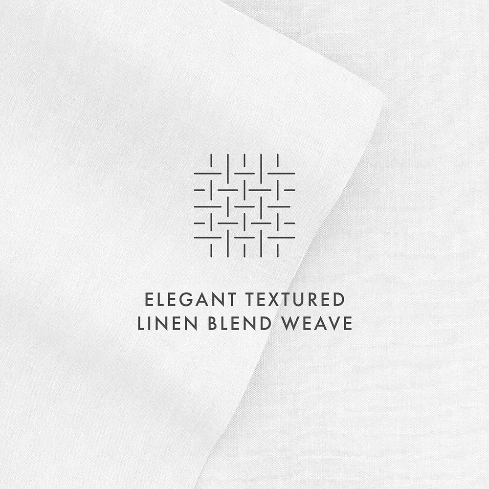 4-Piece Linen Bamboo Blend Sheet Set (Sale)