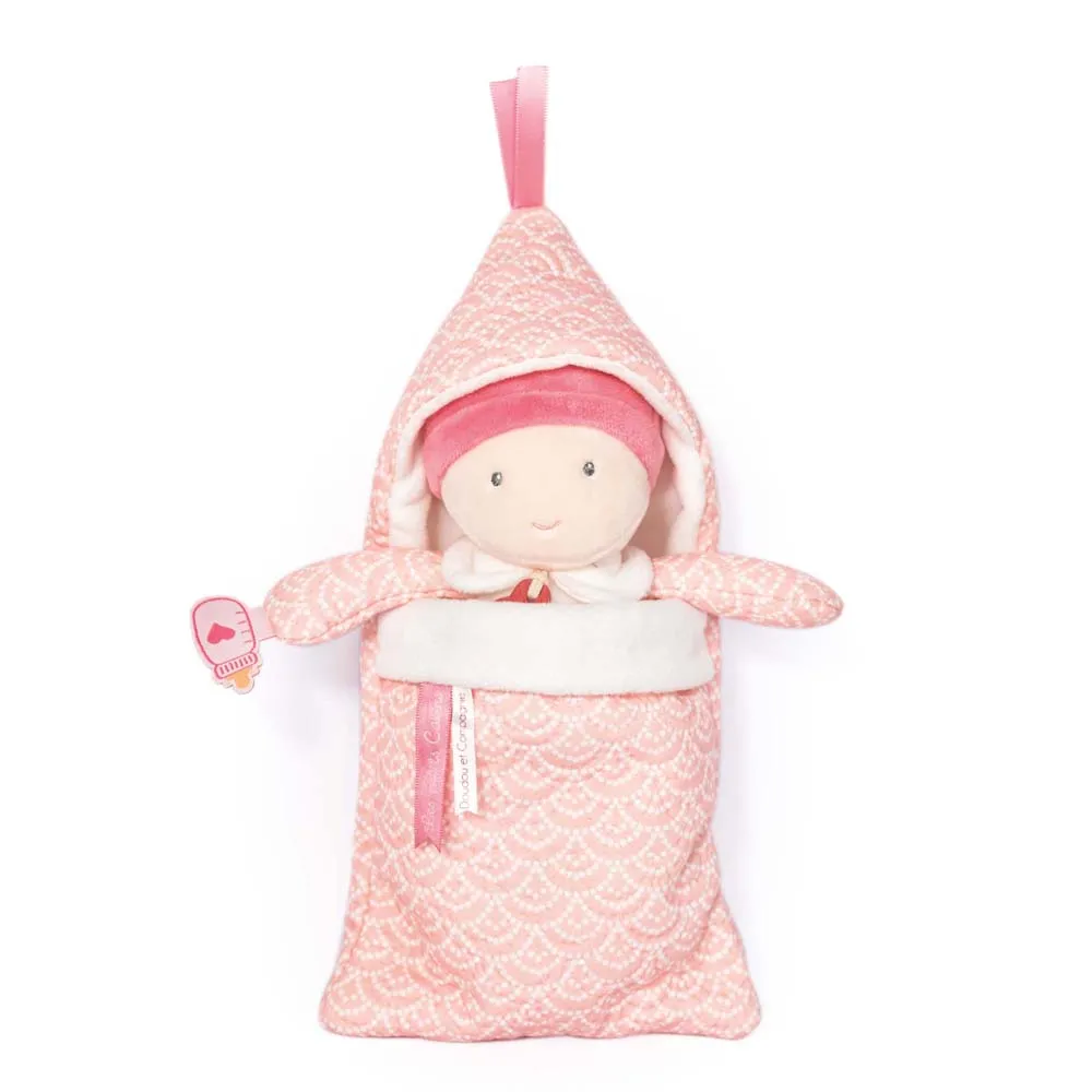 Baby Baby with Powder Pink Cozy