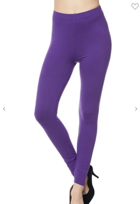 Basic Leggings Solid Colors