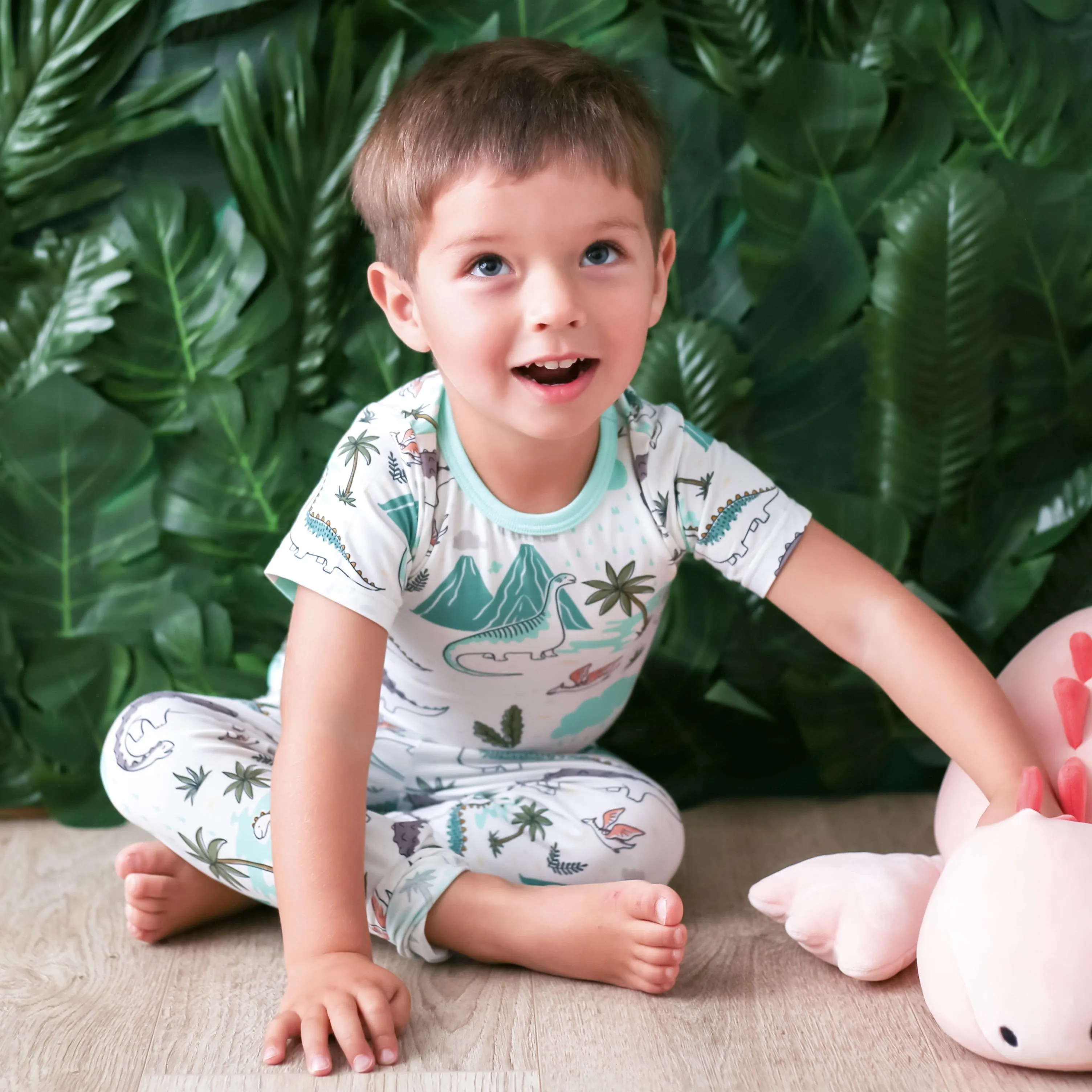 Bestaroo Short Sleeve PJ Set - Dinomite Dreams