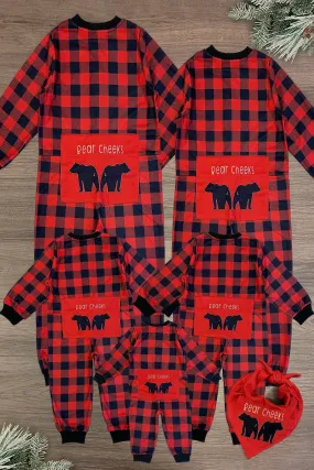 Buffalo Plaid "Bear Cheeks" Family Pajamas