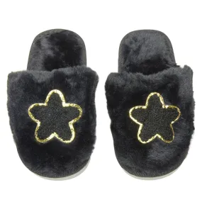 CALI STAR FUZZY SLIPPERS