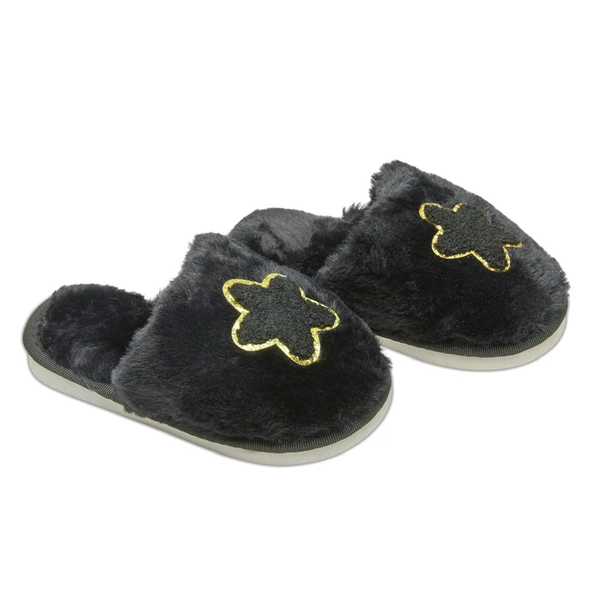 CALI STAR FUZZY SLIPPERS