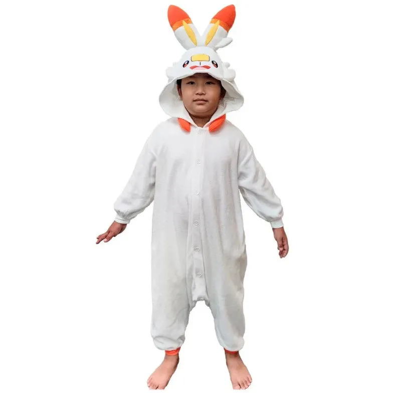 Cartoon Character Plush Kids Pajamas