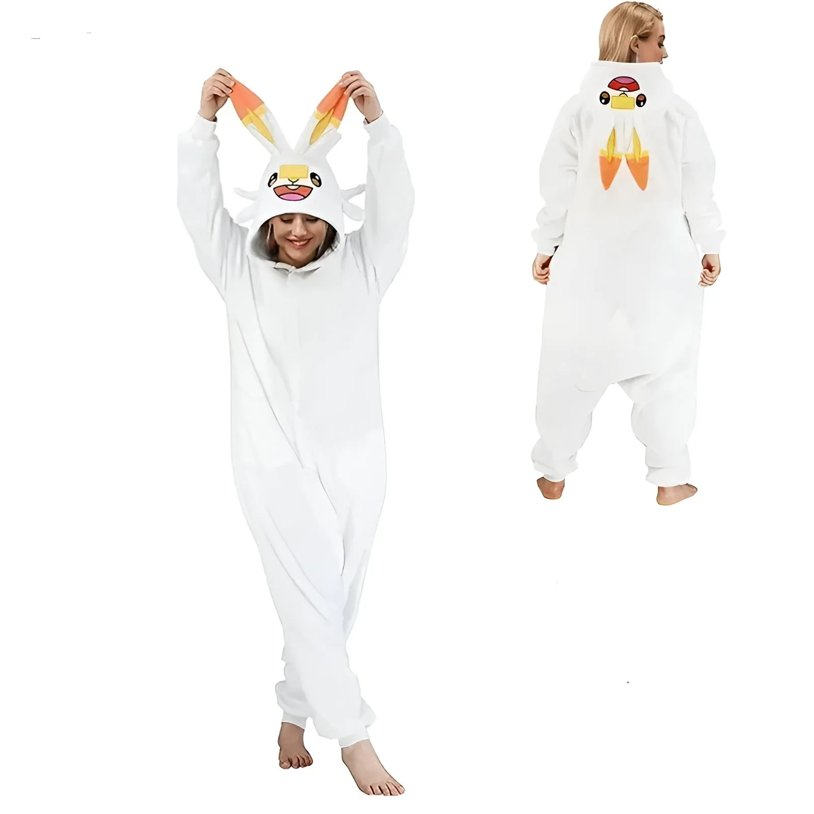 Cartoon Character Plush Pajamas