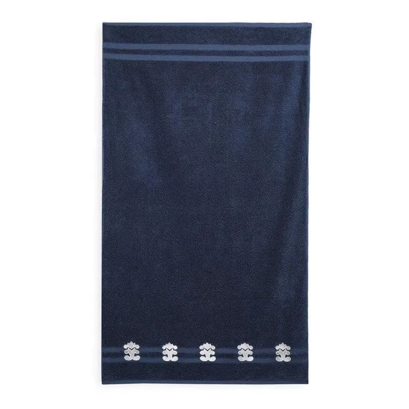 Charmchic Bath Towel (Navy) - Four Piece Set