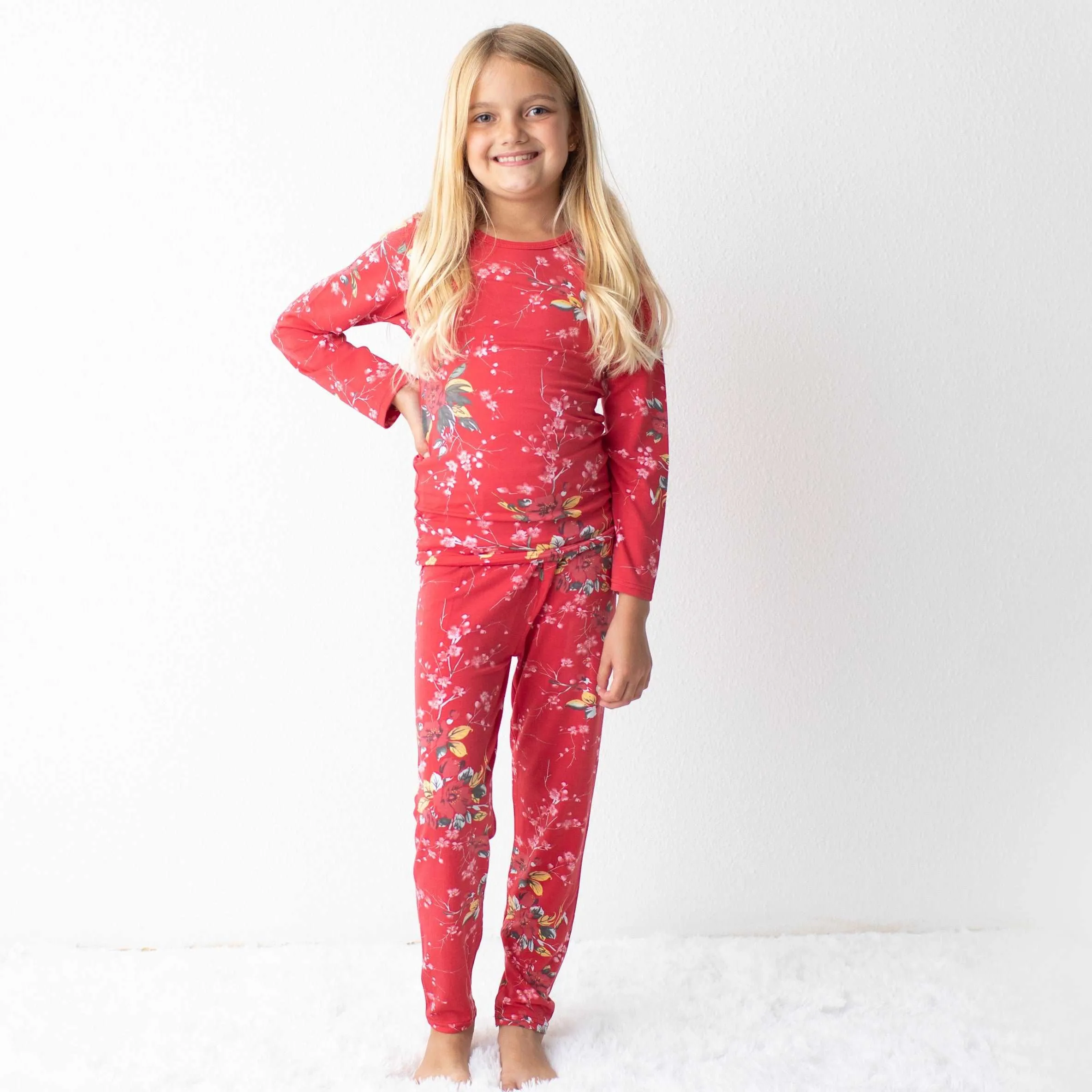 Cherry Blossom Red Pajama