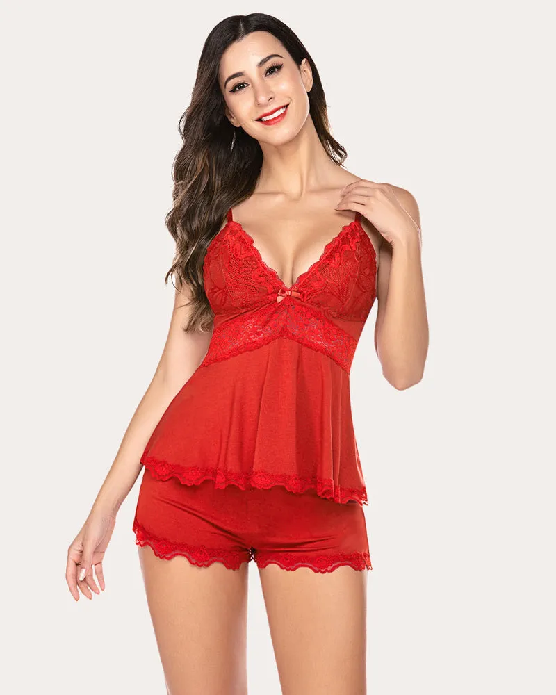 Christmas Cami Pajamas Sets