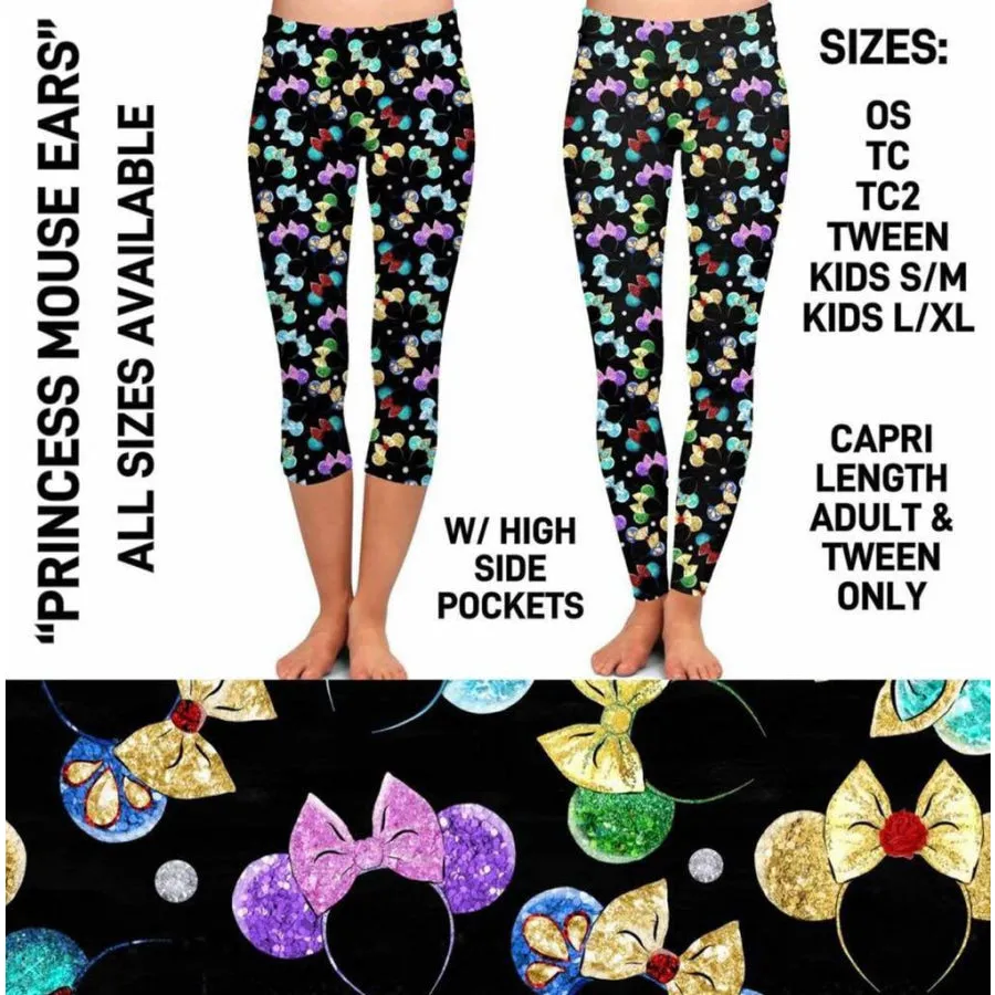 Custom Design Leggings - Princess Mouse Ears