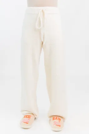 Dawn Ivory Fuzzy Lounge Pants FINAL SALE