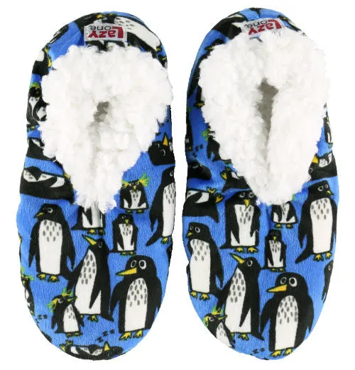 Fuzzy Feet Penguin Slippers (Women's S/M & L/ XL)