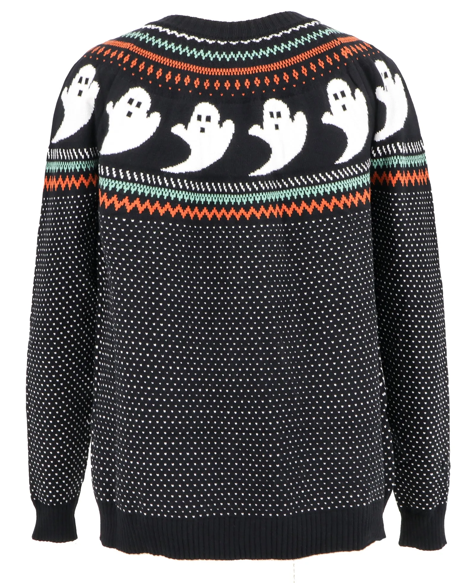 Ghosts Cardigan Sweater (Orange or Black)