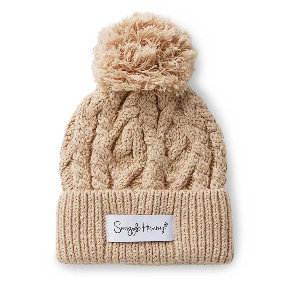 Hazelnut Organic Knit Beanie