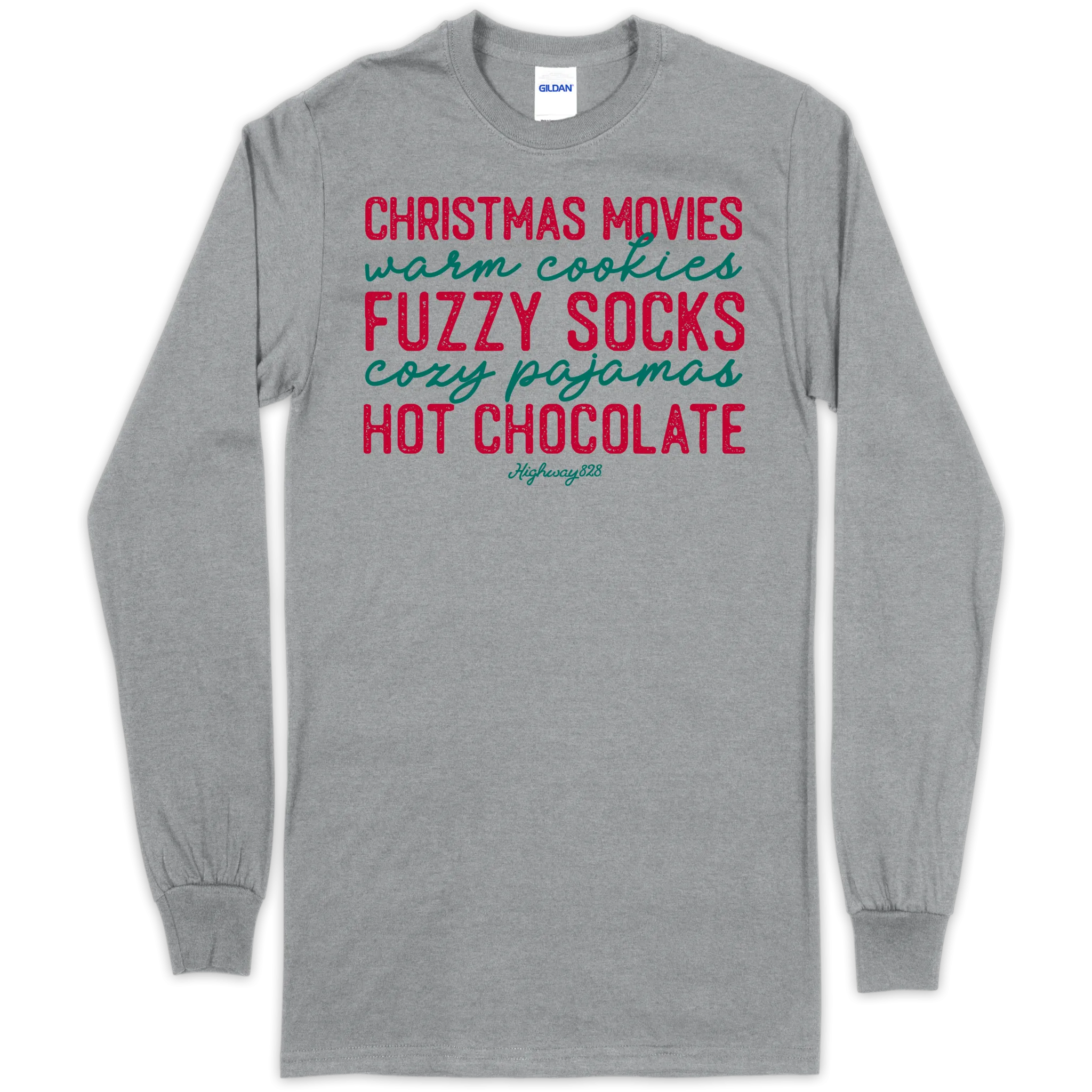 Highway 828, Long Sleeve Tee - CHRISTMAS MOVIES