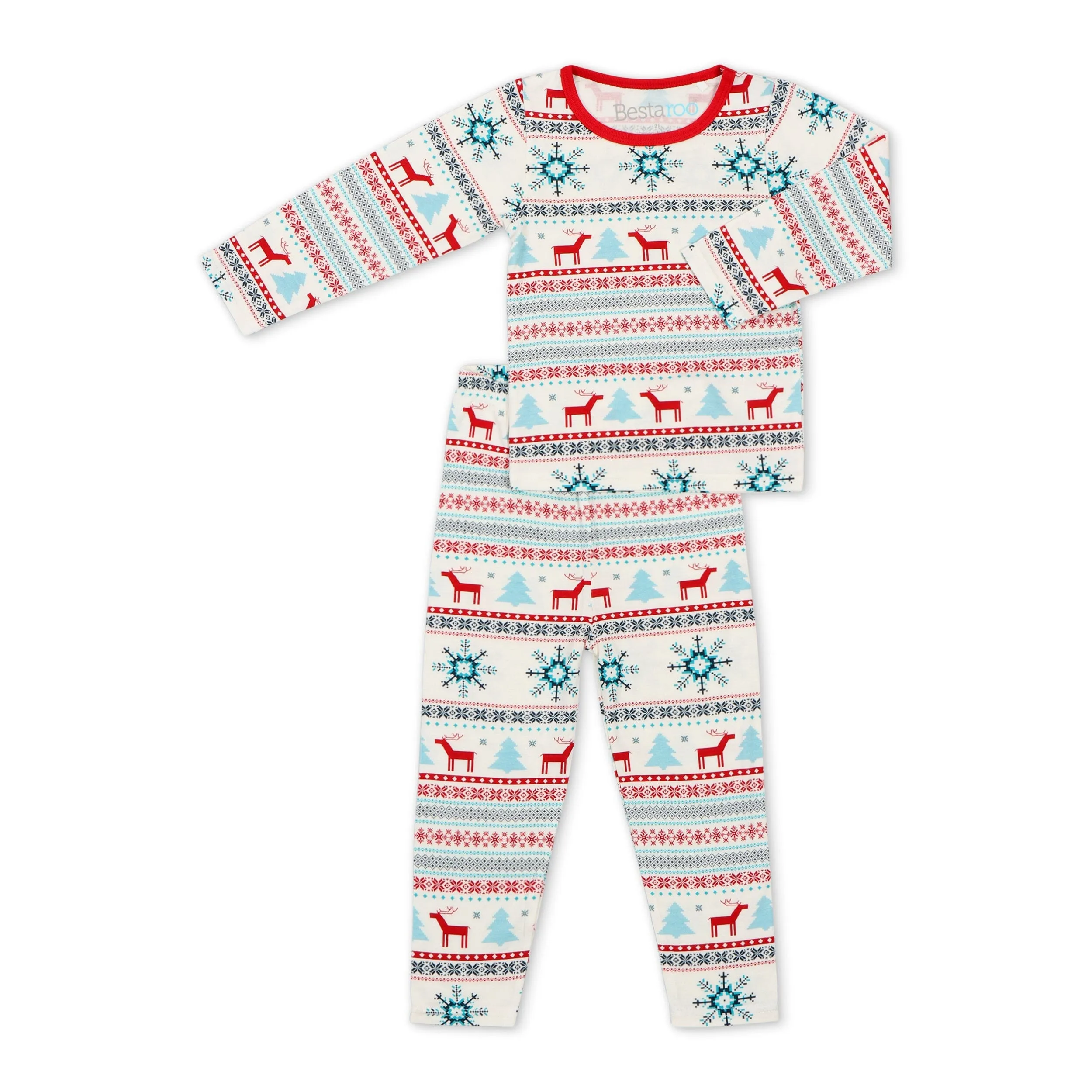 Holiday Reindeer Blue Pajama