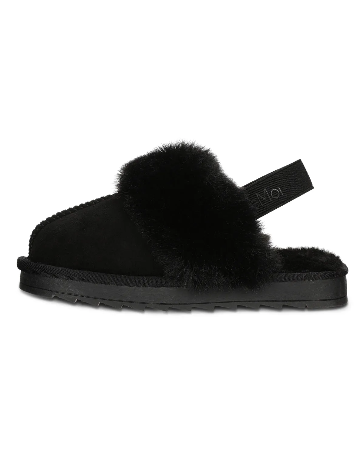 Kids' Fluffy Slide Slingback Slippers