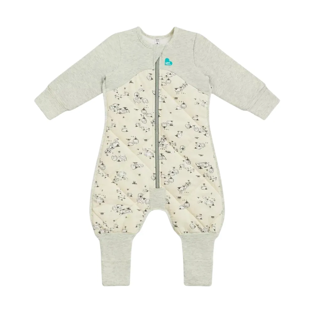 Love to Dream Sleep Suit with Organic Cotton & Australian Merino Wool 3.5 Tog - Sheep Life Sand