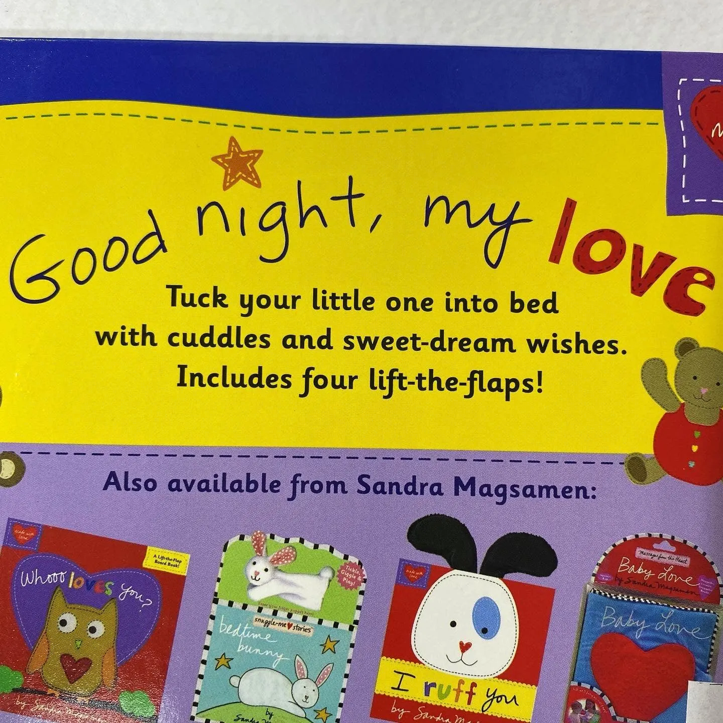 Made with Love - Good night, my love - A lift-the-Flap Board Book!