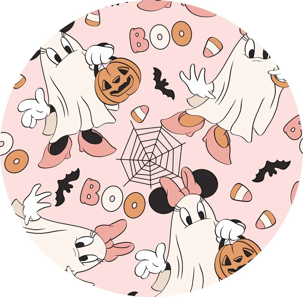 Magic Halloween Mini Ghosts - Bamboo Flutter Sleeve & Shorts Lounge Set