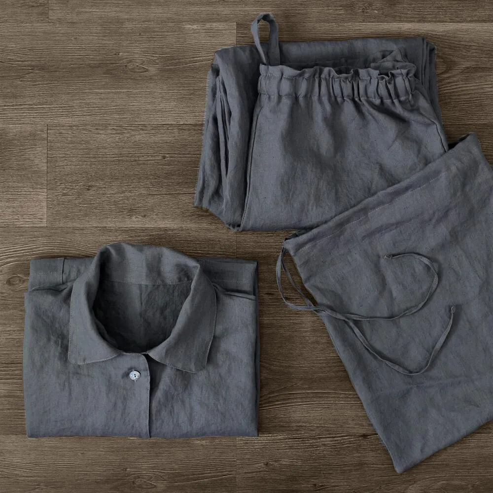 Men's Linen Pajamas Sets