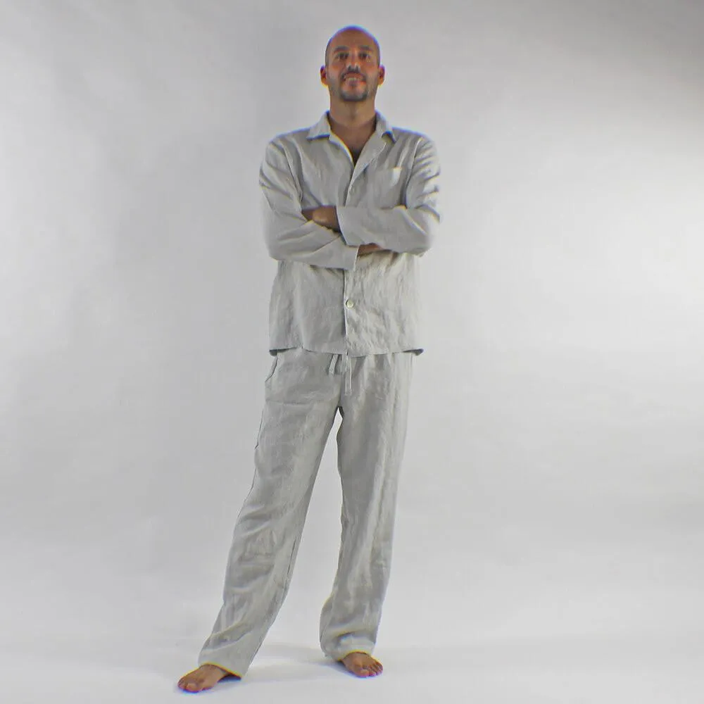 Men's Linen Pajamas Sets