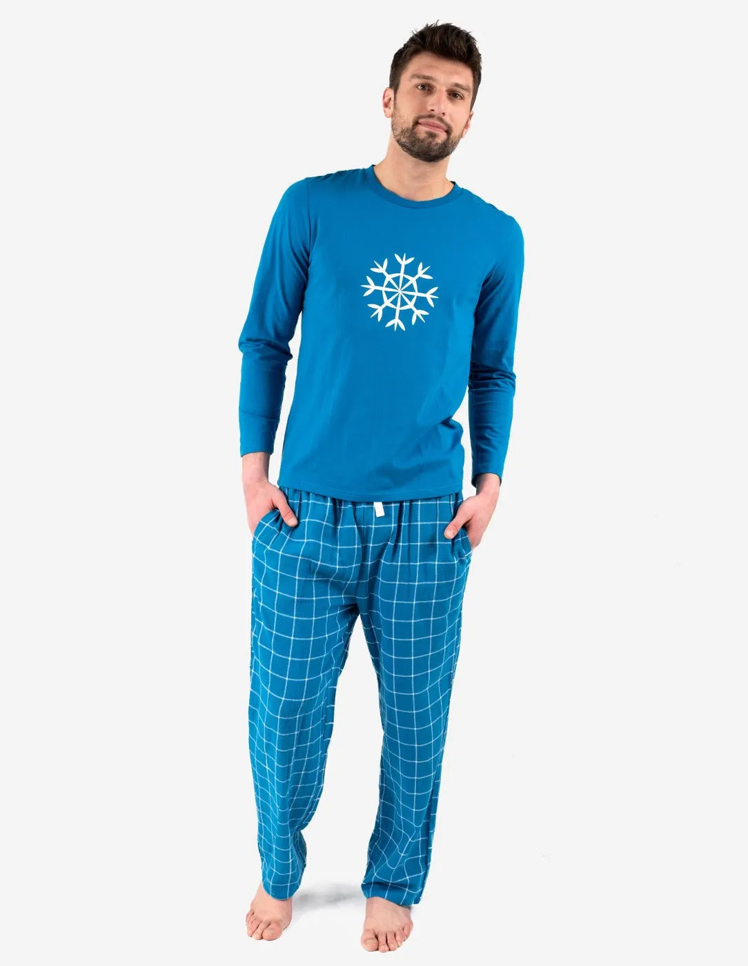 Men's Print Flannel Sets