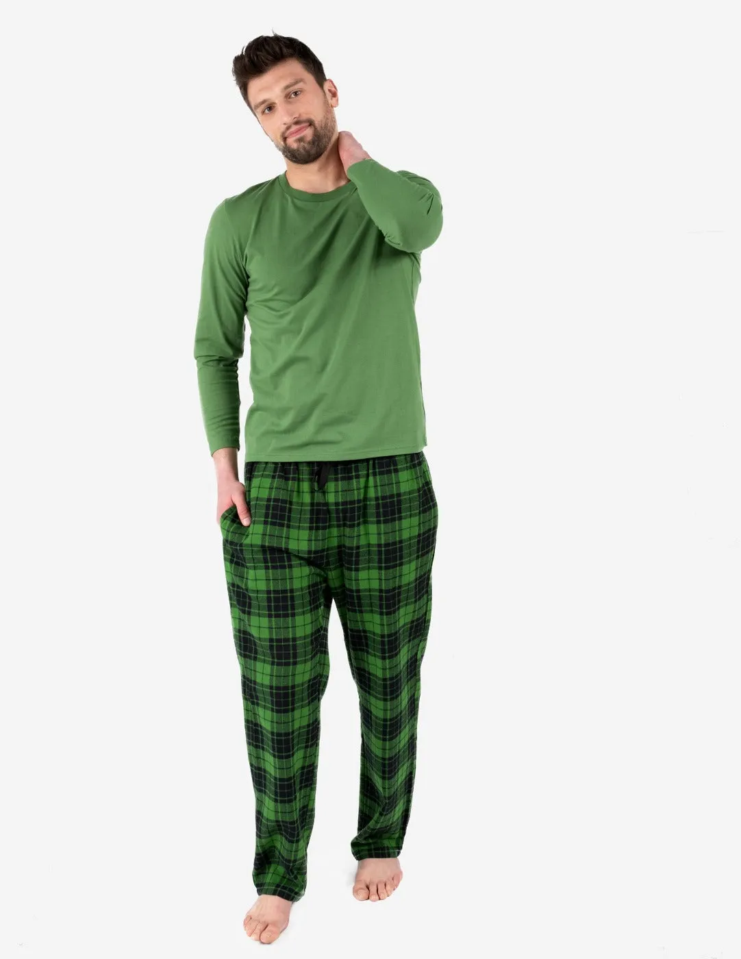 Men's Print Flannel Sets