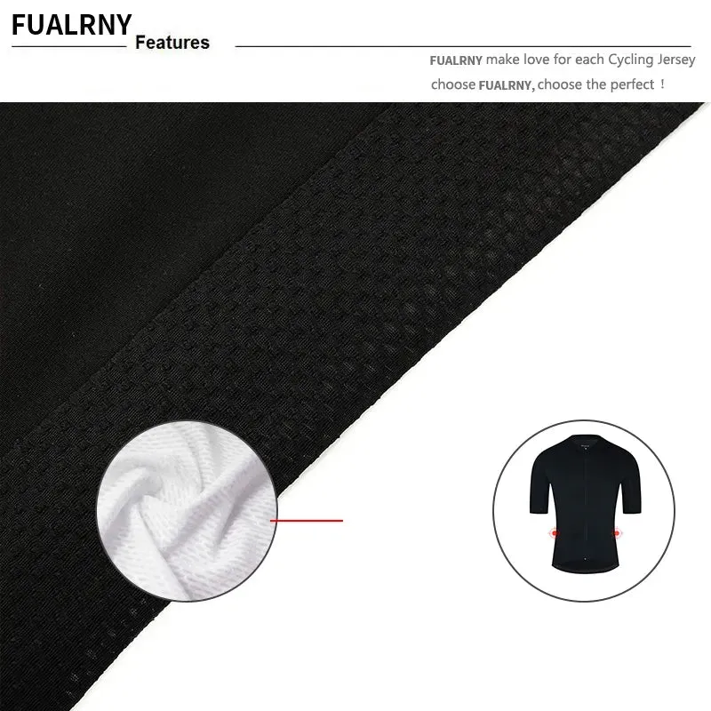 New Bicycle Sets Cycling Breathable Team Jersey Bib Shorts Suits Mens Outdoor Riding 4D Gel Pad Reflective Bike Clothing Shorts