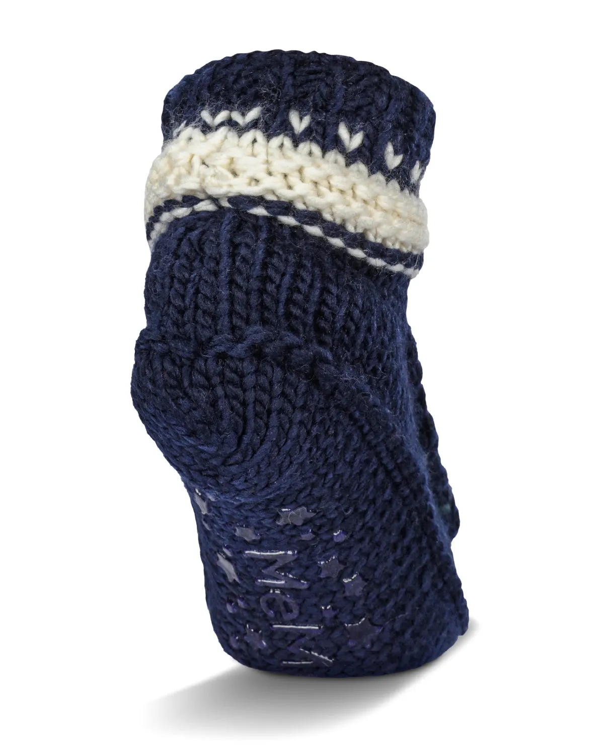 Nordic Flake Recycled Knit Sherpa Lined Lounge Sock