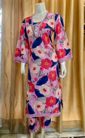 Pakistani Style Elegant Summer Co-ord Set