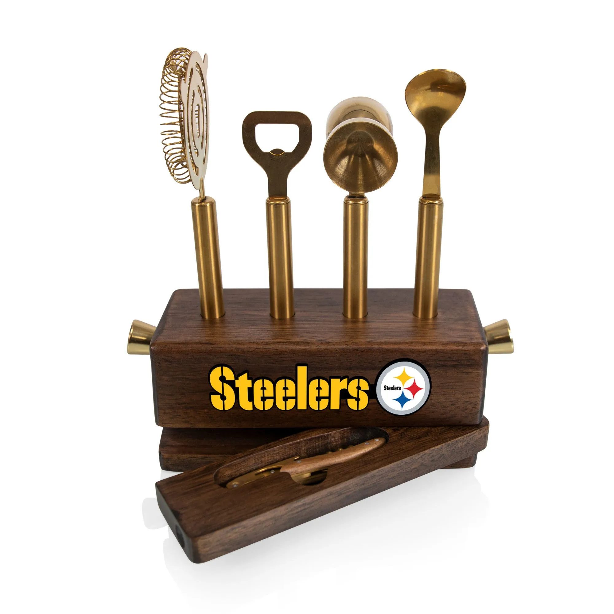 Pittsburgh Steelers - Sidecar 5-Piece Bar Tool Set