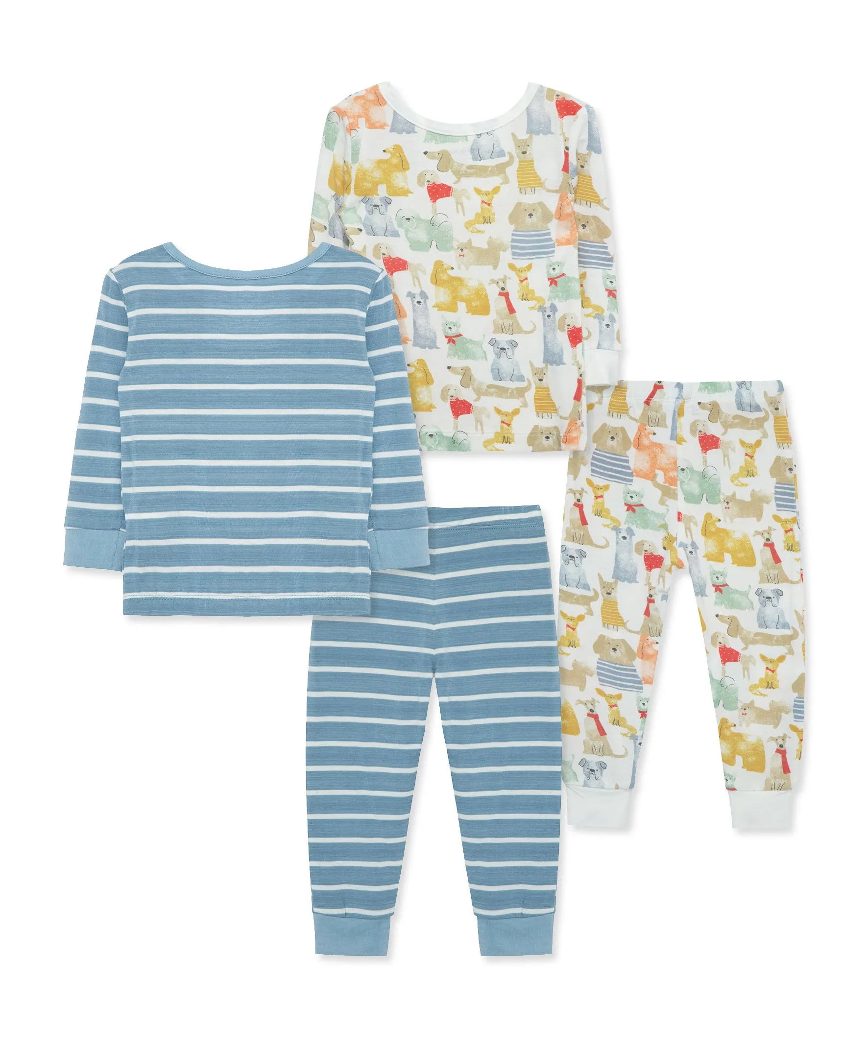 Puppy 4-Piece Pajama Set (2T-4T)