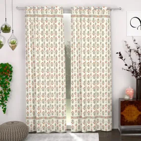 Quinn Printed Curtain - Set Of Two