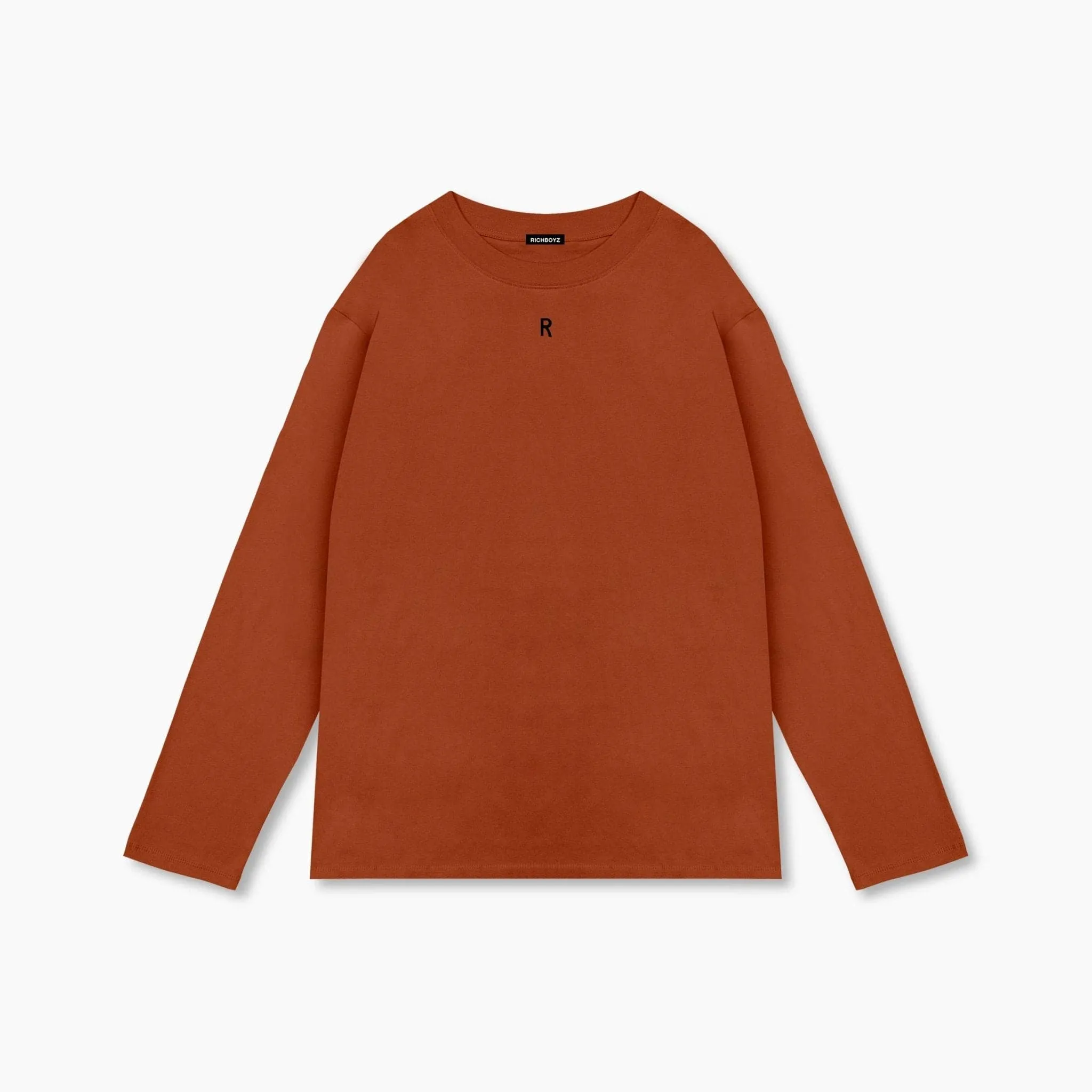 RELAXED LONG SLEEVE TEE - LAVA