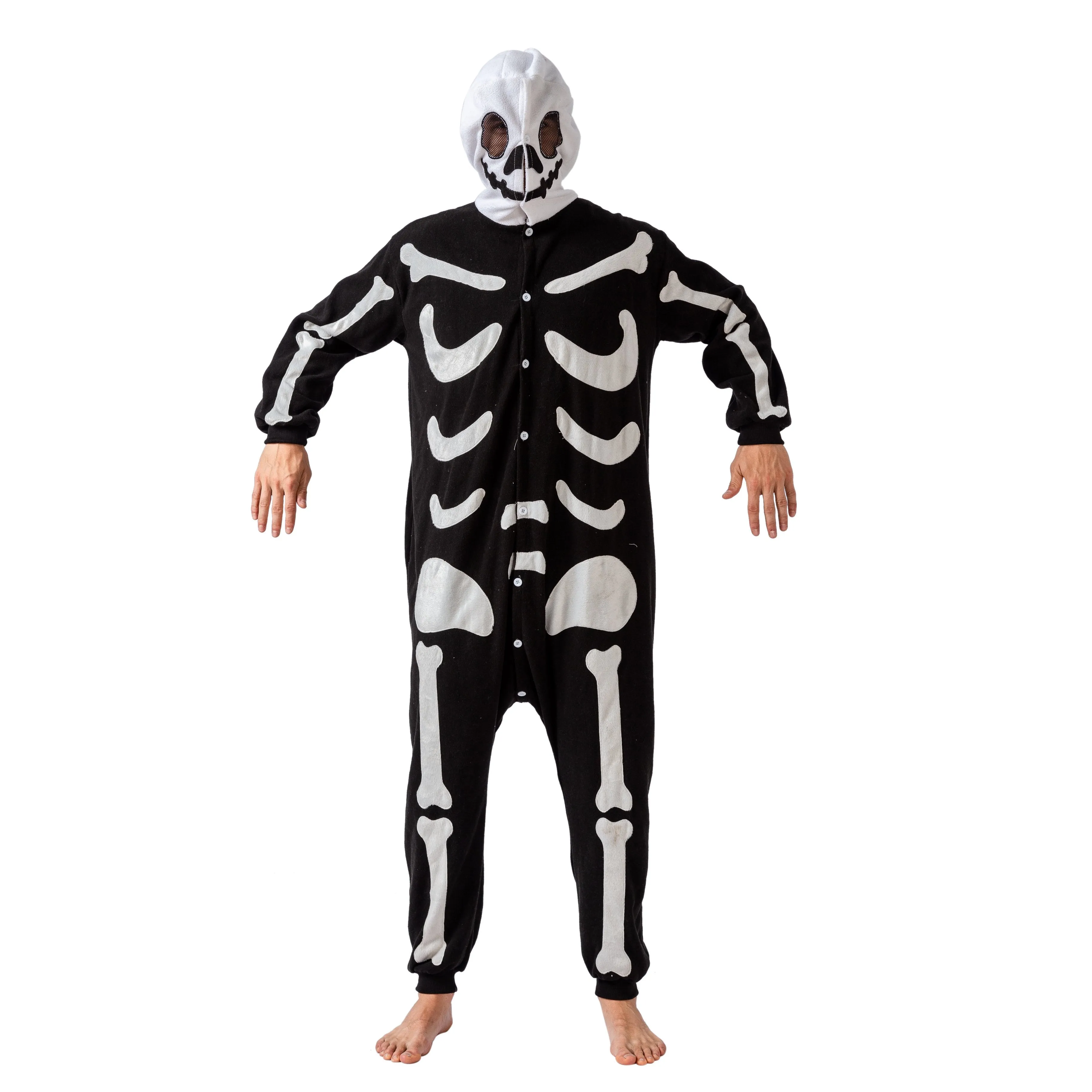 Skeleton jumpsuit Pajama Costume - Adult