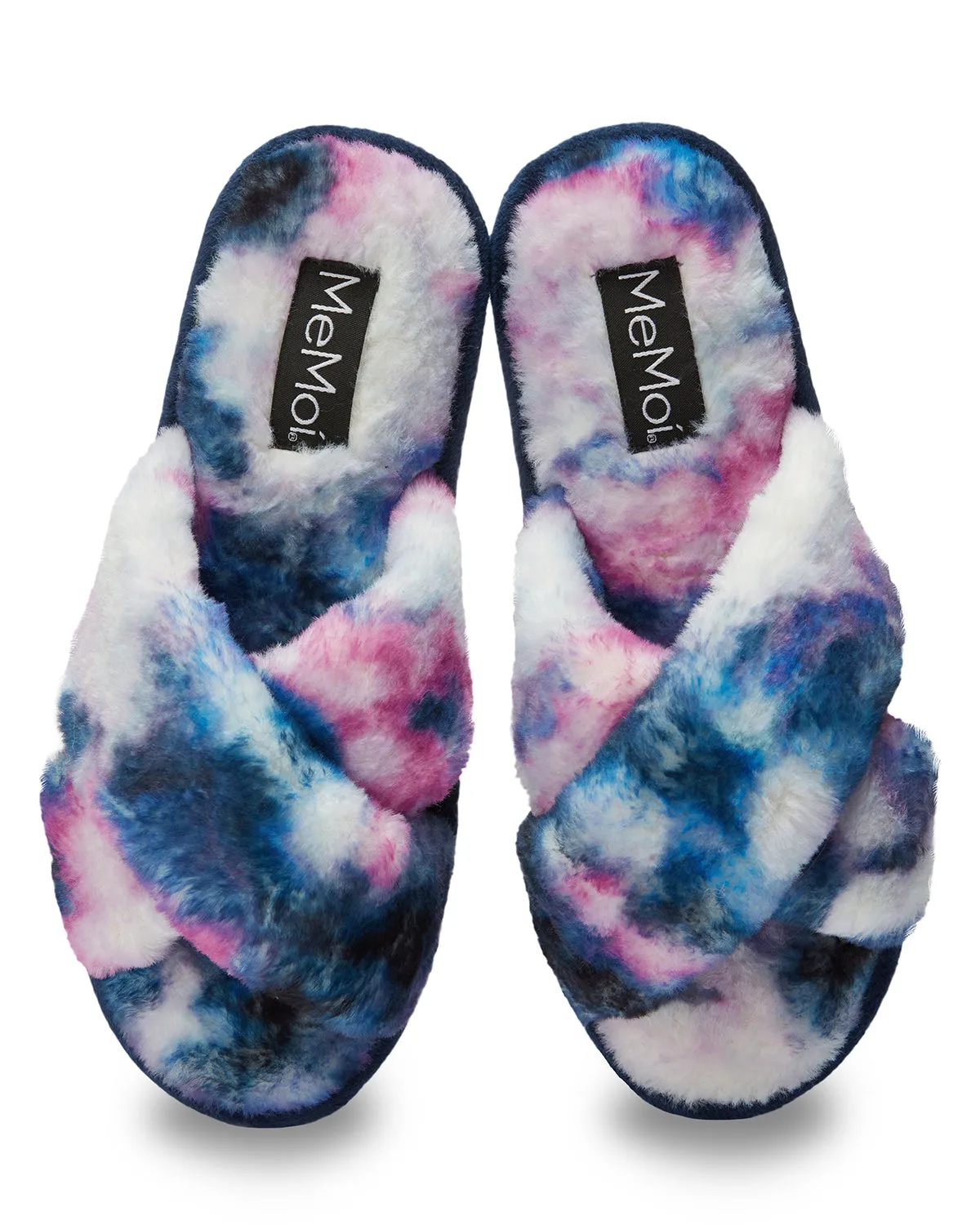 Stardust Tie Dye Plush Slippers