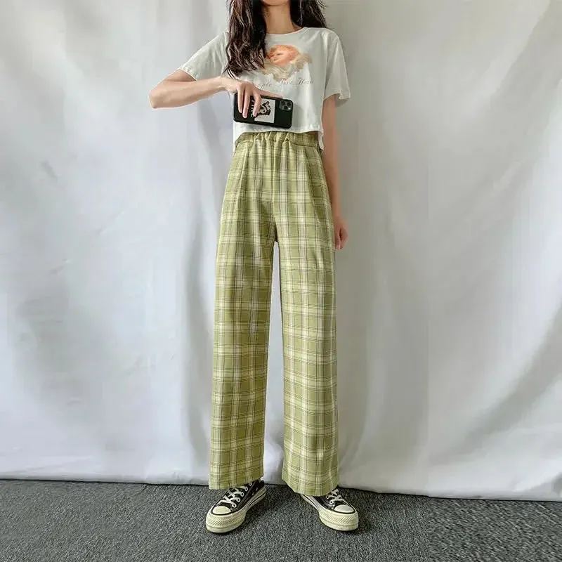 Trendy Women's Plaid Loungewear Pants - Plush Lined Sleepwear