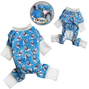 Ultra Soft Minky Silly Sharks Pajamas