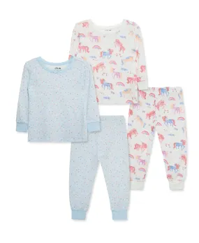 Unicorn 4-Piece Pajama Set (12M-24M)