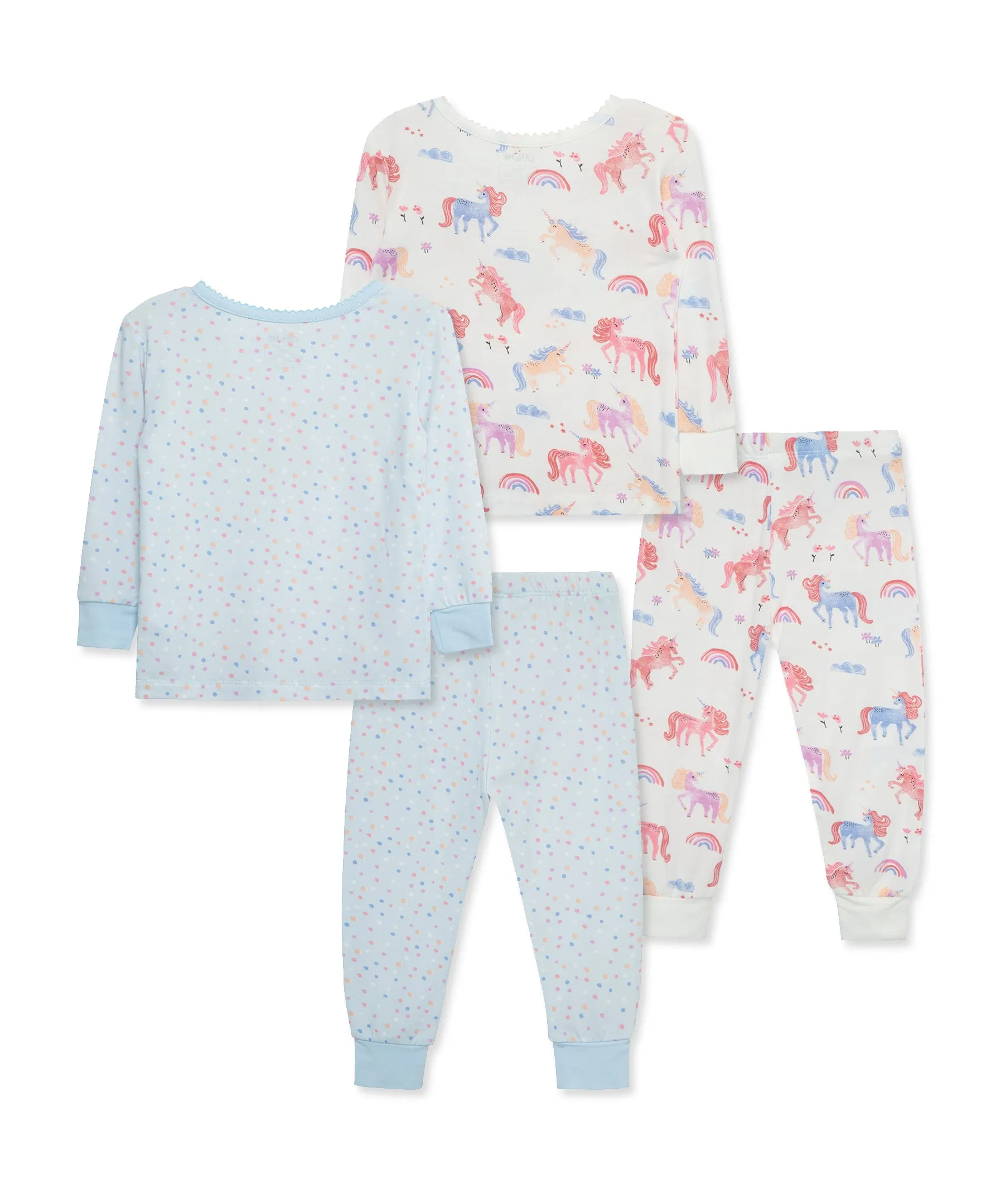 Unicorn 4-Piece Pajama Set (12M-24M)