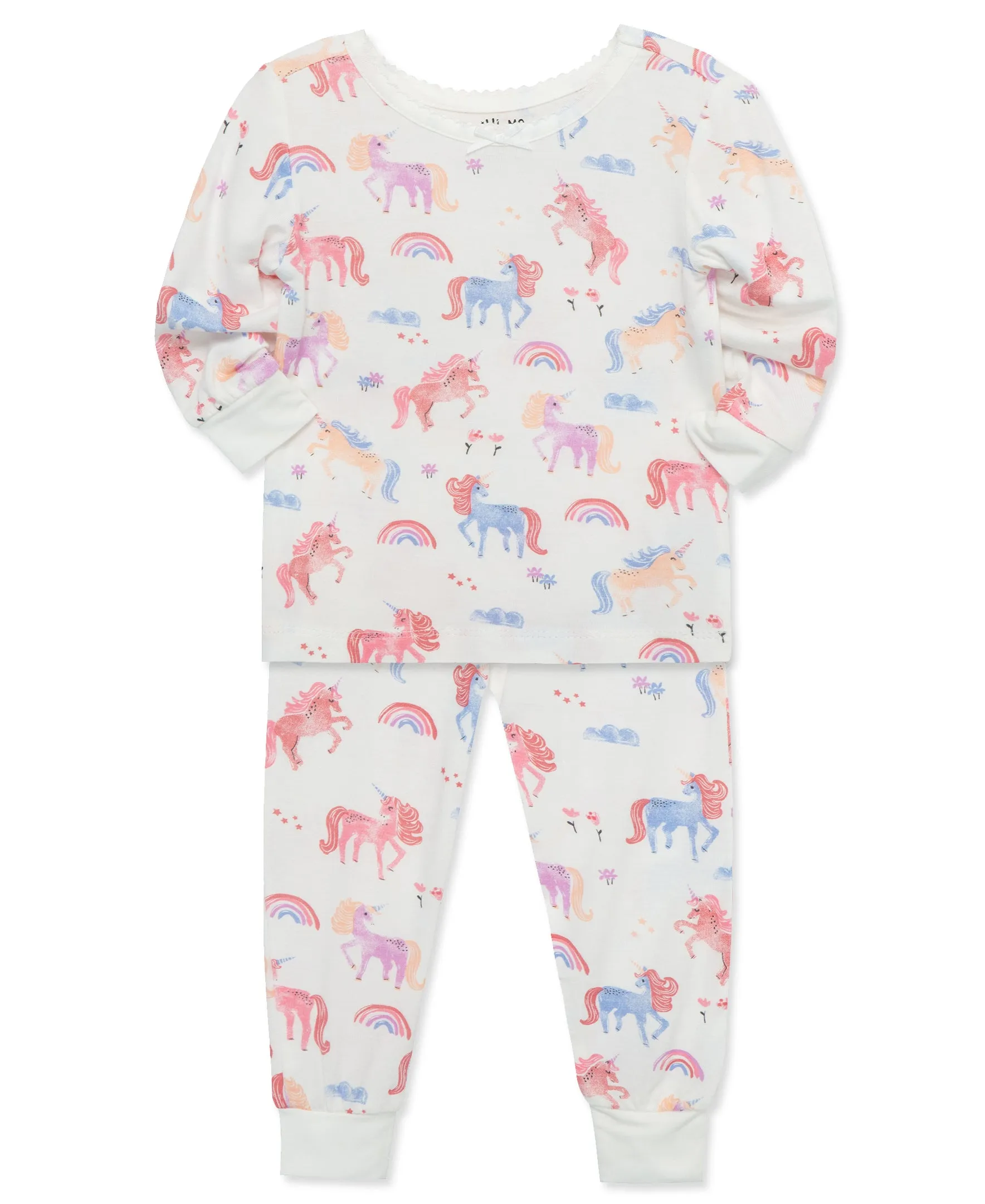 Unicorn 4-Piece Pajama Set (12M-24M)