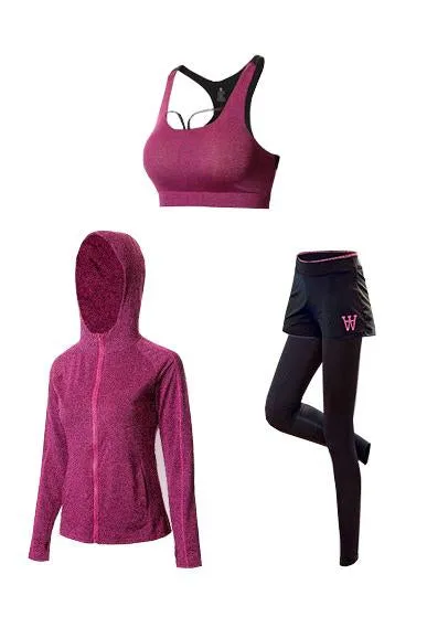 Yoga Workout Set - Breathable Push Up Sports Suit