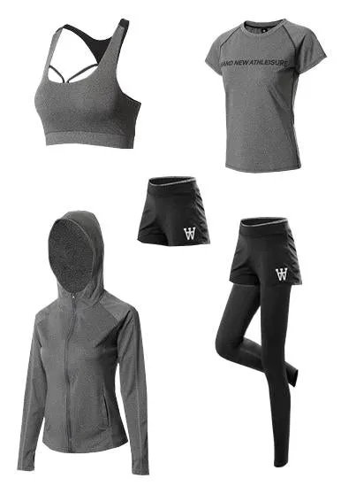 Yoga Workout Set - Breathable Push Up Sports Suit